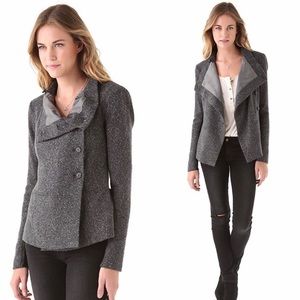 Elizabeth & James Wool Speckled Victor Jacket 2